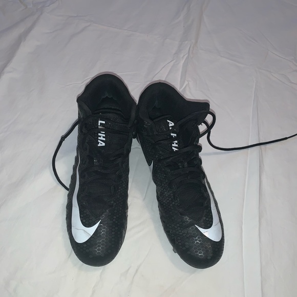 Nike Other - Nike Alpha Black Football Cleats Worn